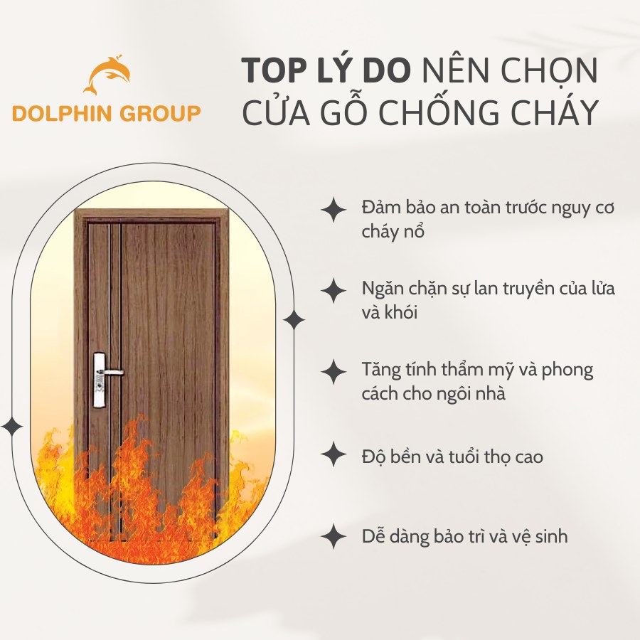 Lý do nên chọn cửa gỗ chống cháy Haeng Pook